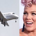 Urgente: Avião da cantora Pink sofre grave acidente e pega fogo.