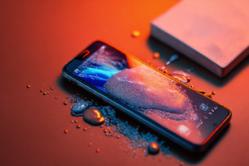 Imagem de um aplicativo em funcionamento realizando limpeza de memória em um smartphone.