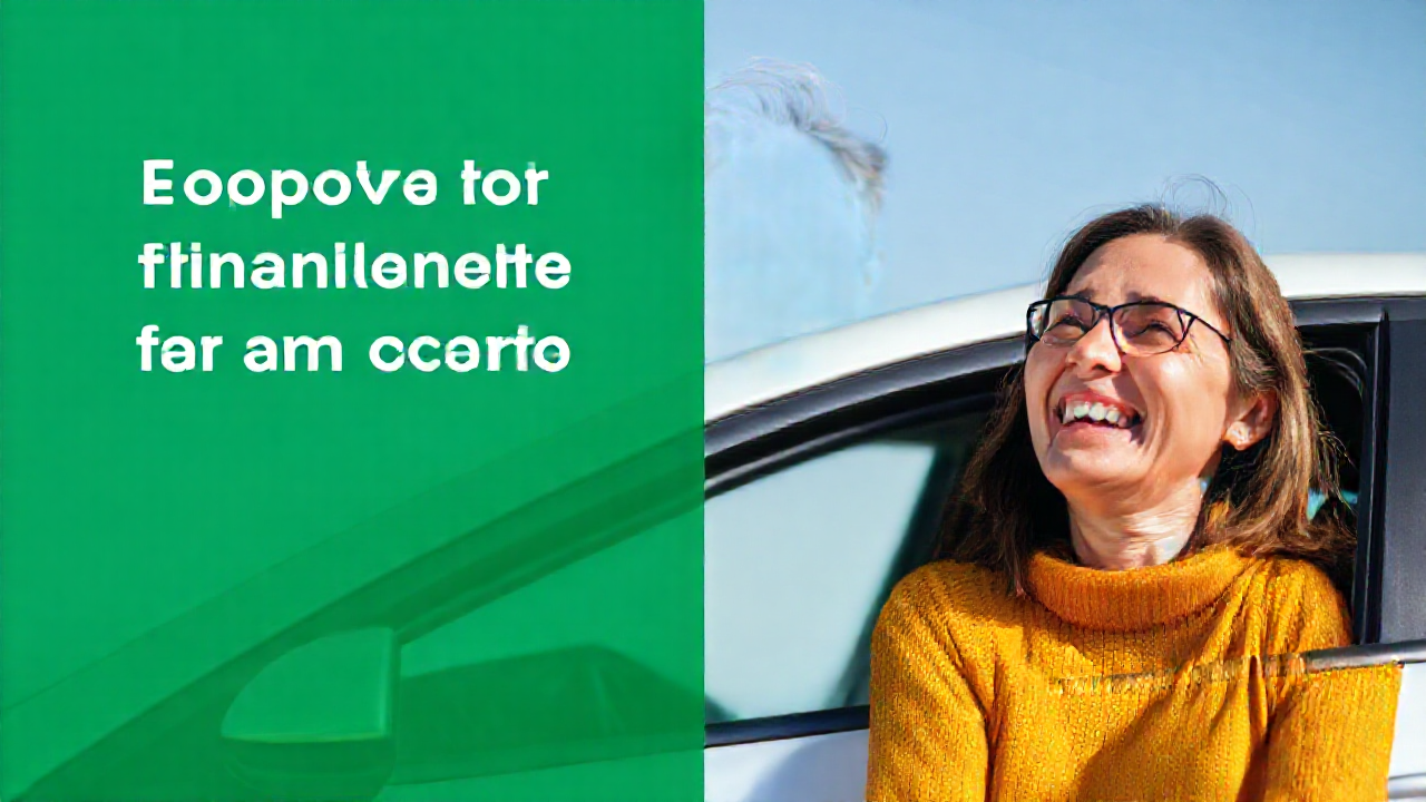 Imagem de um carro novo sendo entregue após aprovação de financiamento sem consulta de crédito.