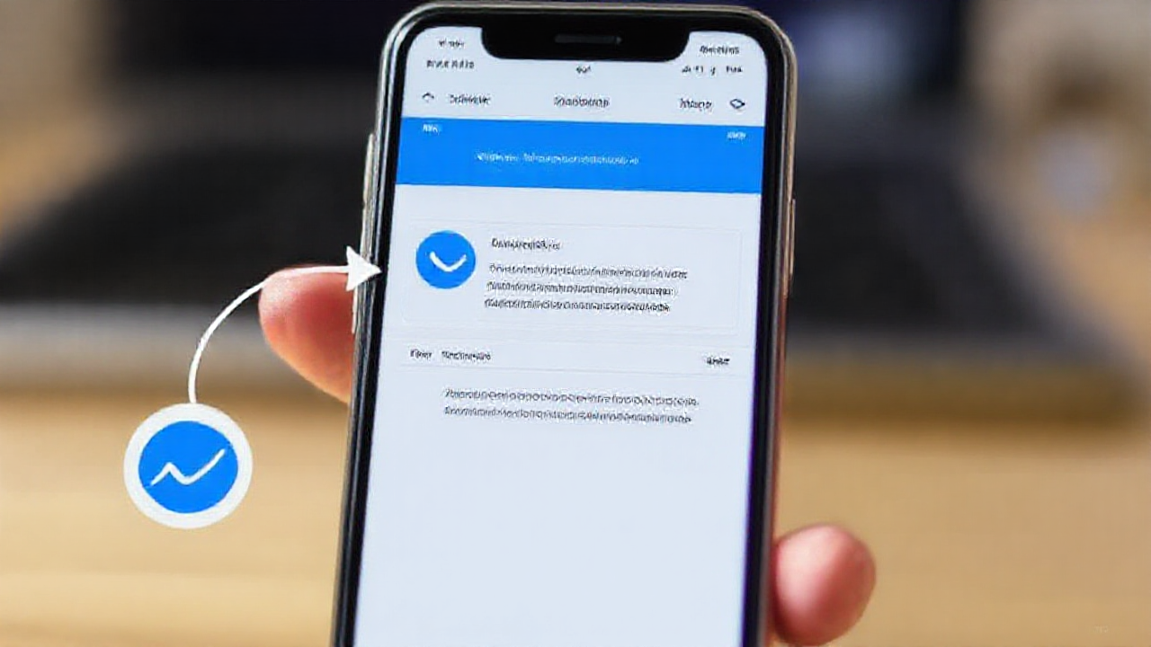 Imagem de destaque mostrando a recuperação de mensagens do Messenger em smartphones iOS.