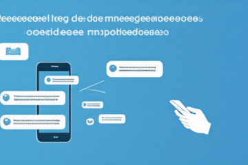 Imagem mostrando um smartphone exibindo um aplicativo de recuperação de mensagens com destaque para ícones de backup e restauração.