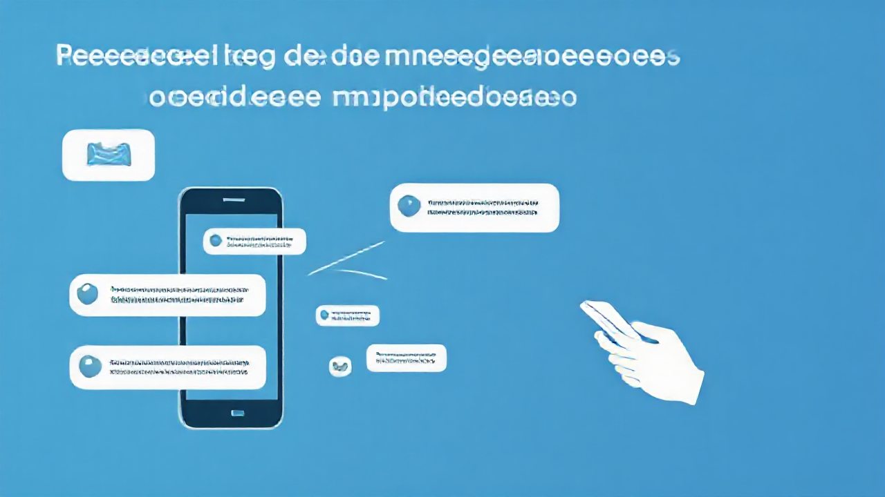 Imagem mostrando um smartphone exibindo um aplicativo de recuperação de mensagens com destaque para ícones de backup e restauração.