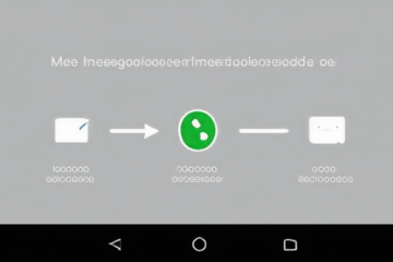 Ilustração de um aplicativo de recuperação de conversas do Messenger em uso.