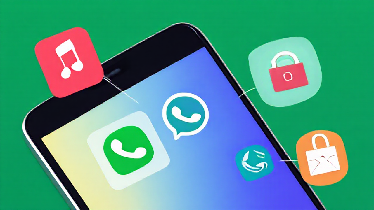 Imagem de destaque ilustrando aplicativos que aceleram o desempenho do WhatsApp.