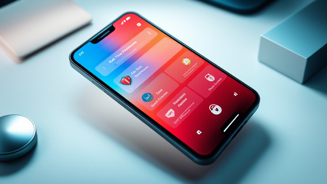Imagem de um celular protegido com aplicativo antivírus.