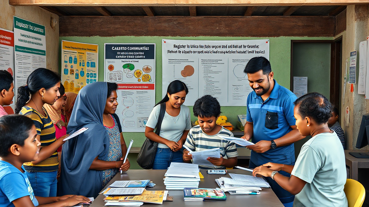 Imagem representativa de cesta básica gratuita disponível através do Cadastro Único.