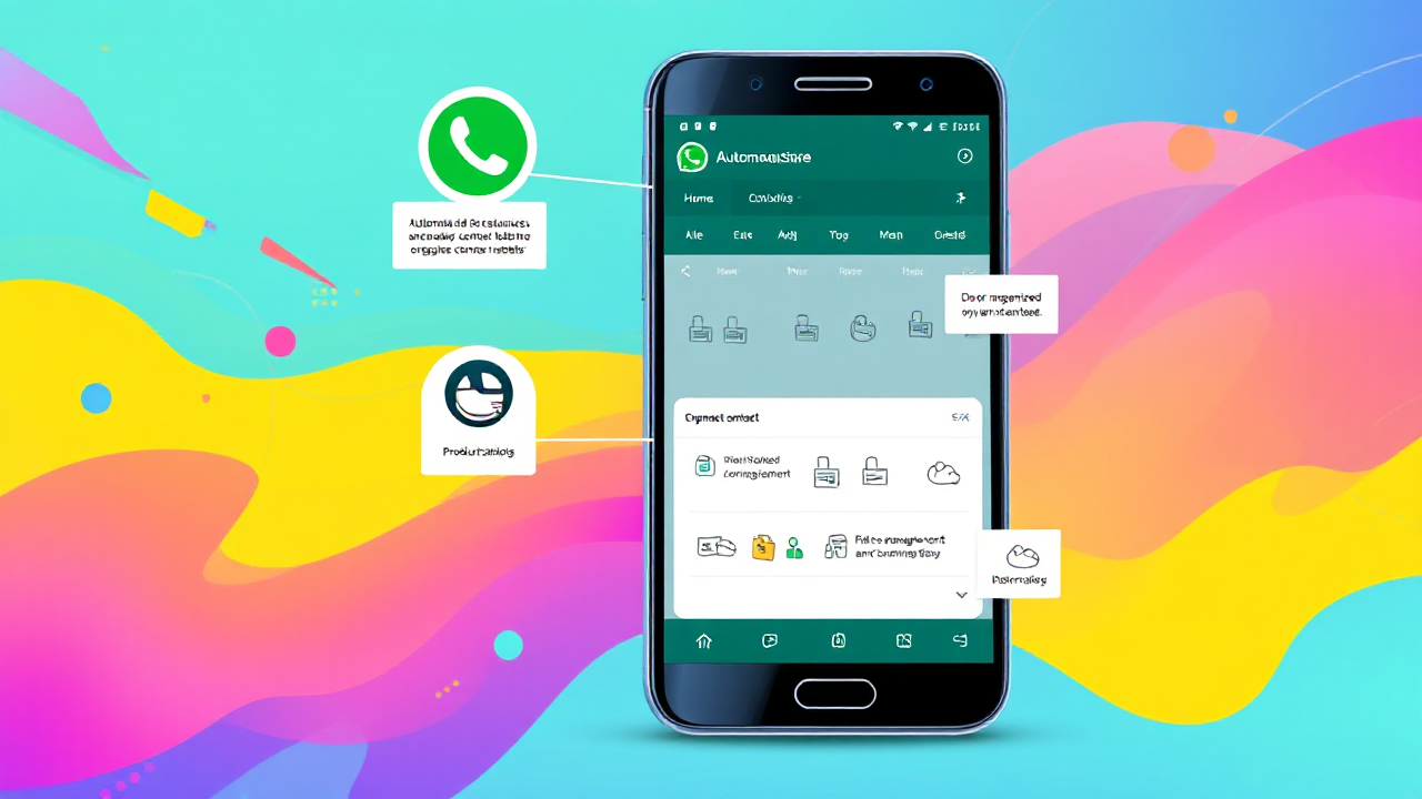 Imagem ilustrativa sobre aplicativo para otimizar WhatsApp, destacando suas funcionalidades e benefícios.