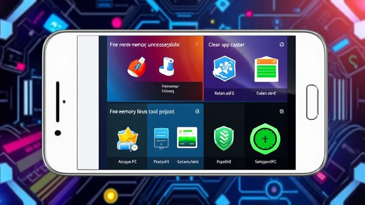 Imagem ilustrativa sobre limpeza e otimização da memória em celulares.