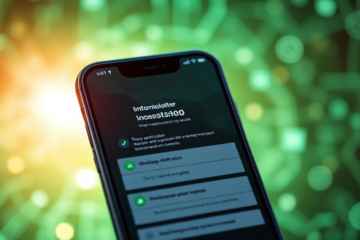 Imagem ilustrativa de um aplicativo de segurança para proteger conversas do WhatsApp.
