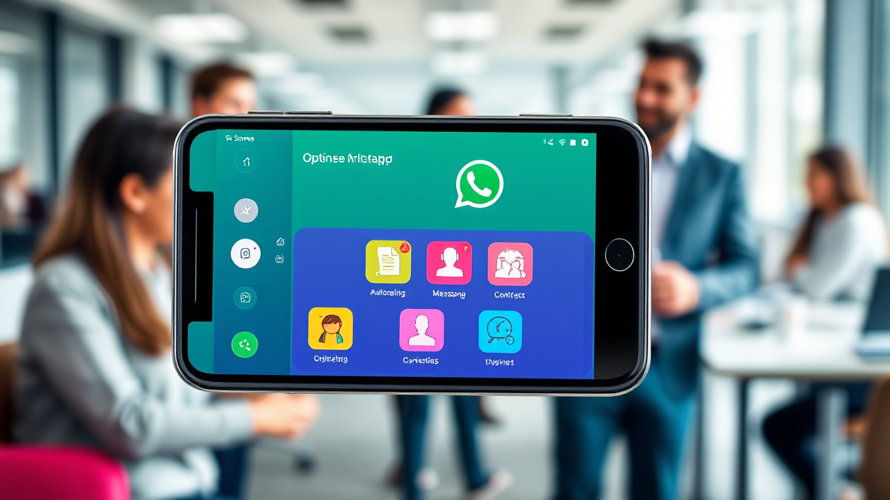 Aplicativo para otimizar o WhatsApp de forma gratuita, melhorando a comunicação com clientes.
