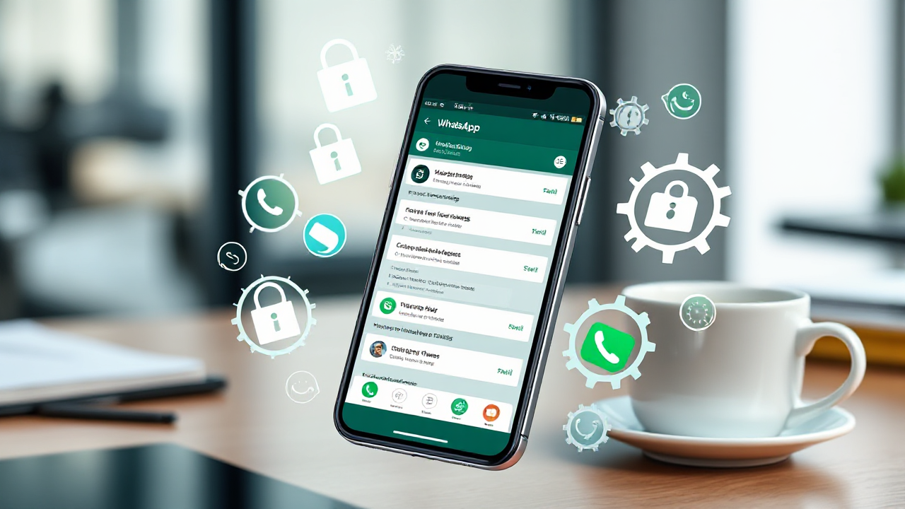 Imagem do aplicativo otimizado para WhatsApp, destacando suas funcionalidades gratuitas.