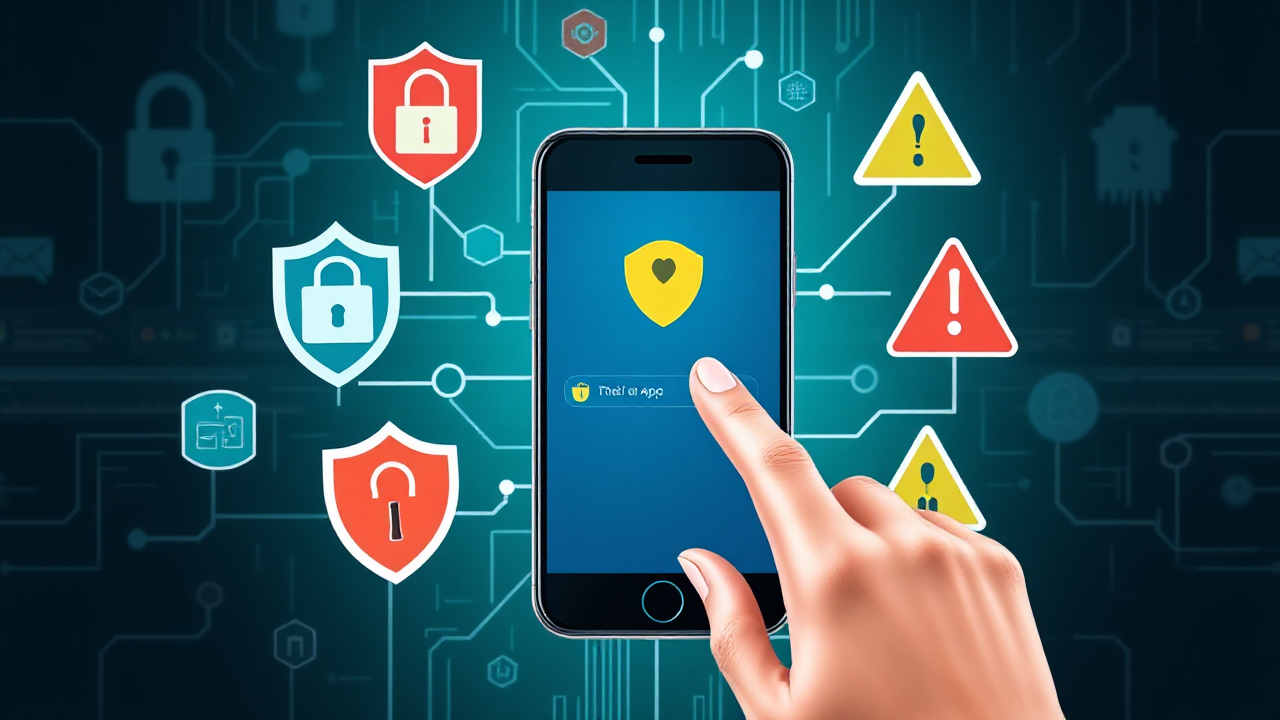 Imagem sobre proteção de celular contra vírus