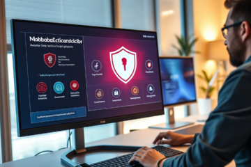 Imagem representando a eficácia do antivírus Muito Eficiente na proteção contra ameaças digitais.