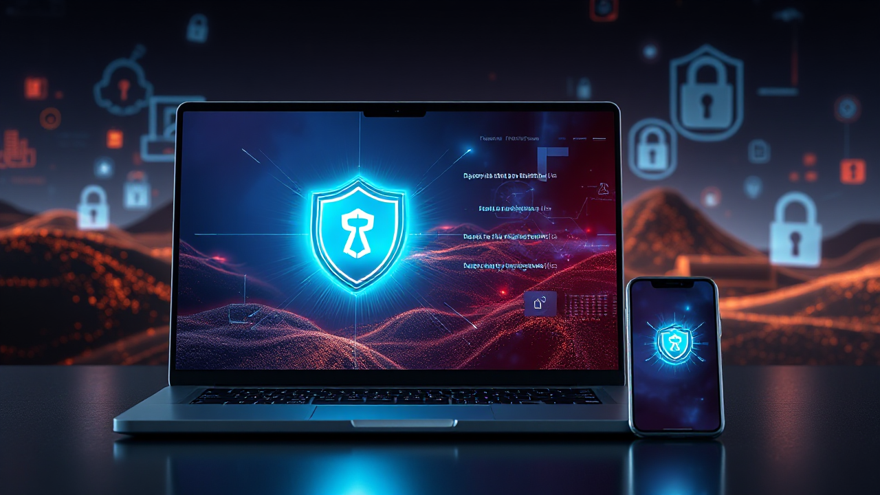 Imagem de um software antivírus mostrando proteção eficaz contra vírus e ameaças