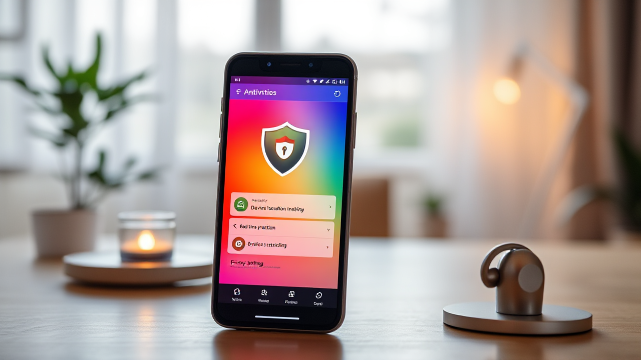 Imagem ilustrativa de antivírus gratuito para celular destacando a segurança móvel.