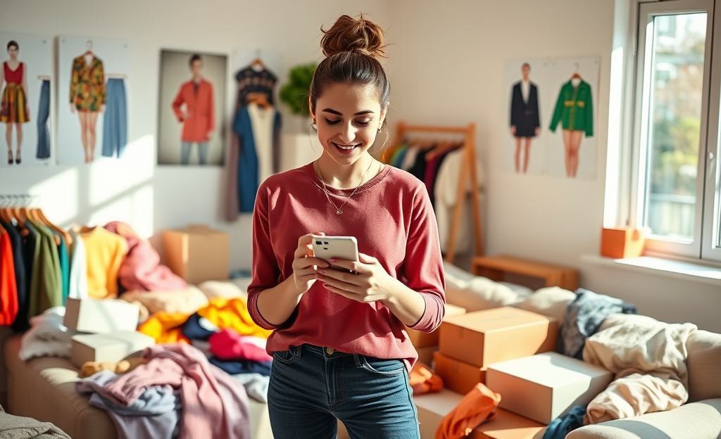 Imagem representativa da funcionalidade de teste gratuito de roupas da SHEIN.