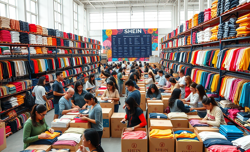 Imagem representativa da estratégia inovadora da SHEIN no e-commerce da moda.