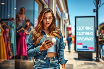 Imagem ilustrativa sobre as promoções de roupas grátis da SHEIN