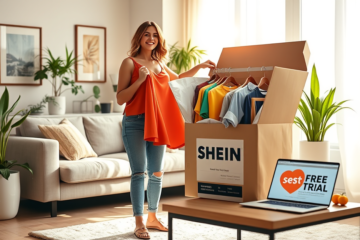 Imagem ilustrativa sobre o programa da SHEIN que transforma pontos em roupas grátis.