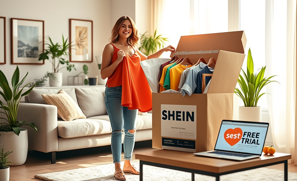 Imagem ilustrativa sobre o programa da SHEIN que transforma pontos em roupas grátis.